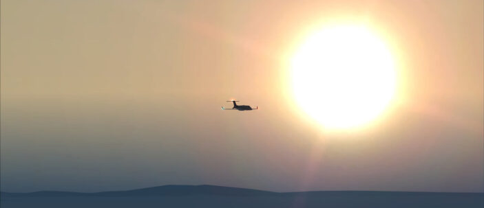 flying into the virtual sunset