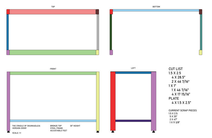 weld bench blueprints