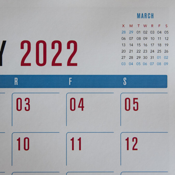 2022 Astrobot Calendar detail